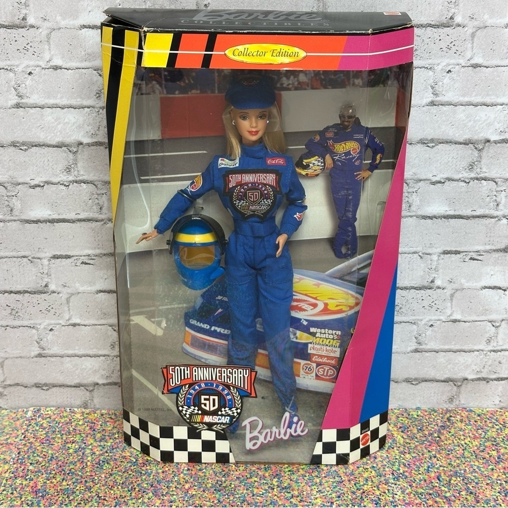 Barbie Doll Mattel 1998 Collector Edition 50th Anniversary NASCAR NRFB